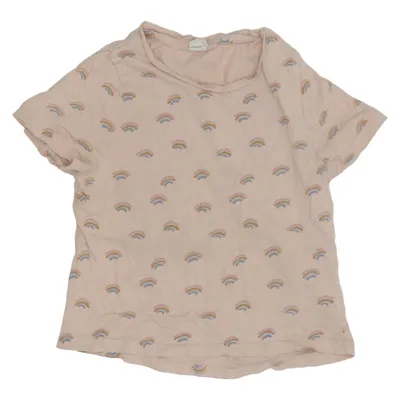 T-shirt (Beige, Multicolored) from Livly Polyester