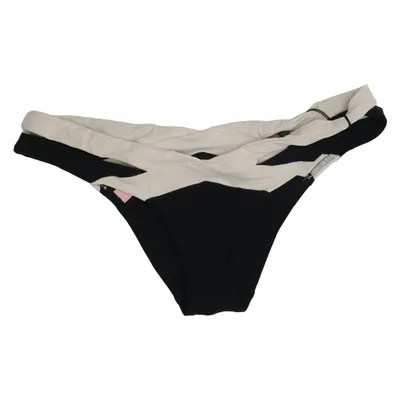 Bikiniunterteil (Schwarz, Weiß) von Agent Provocateur Elasthan, Polyamid