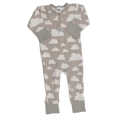 Rompers (Gray, White) from Färg & Form Cotton