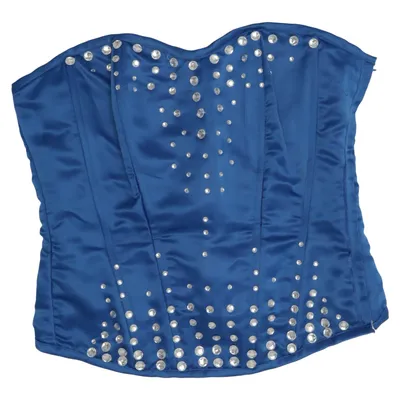 Bustier (Blå) från Goddess London Elastan, Polyester