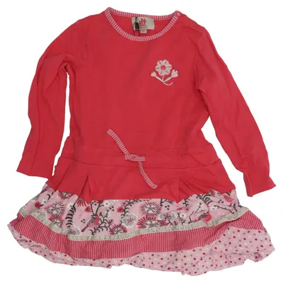 Kjole (Pink, Flerfarvet) fra Mini Mini Bomuld, Elastan
