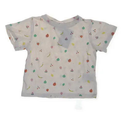 T-shirt (Dominique T-shirt, Pristine, AOP Fruity) från Soft Gallery Bomull, Elastan