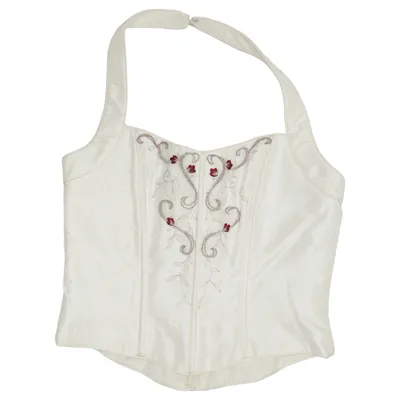 Bustier (Hvid, Flerfarvet) Polyester