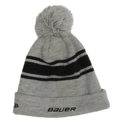 Bobble hat (Gray, Black) from New Era Acrylic