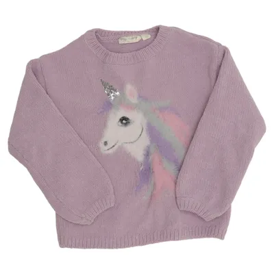 Strickpullover (Lila) von Amy & Lucy Metallfaser, Polyamid, Polyester