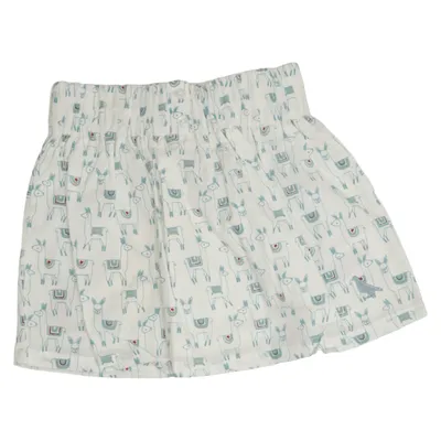 Jupe (Blanc, Bleu) de Pigeon Coton biologique