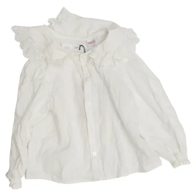 Blouse (Blanc) de Zara Coton