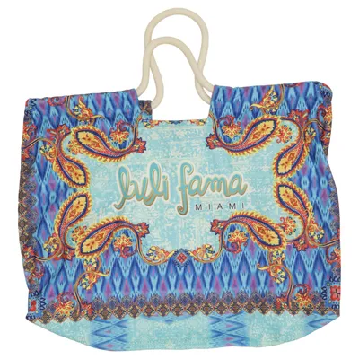 Canvas bag (Blue, Multicolored) from Luli Fama