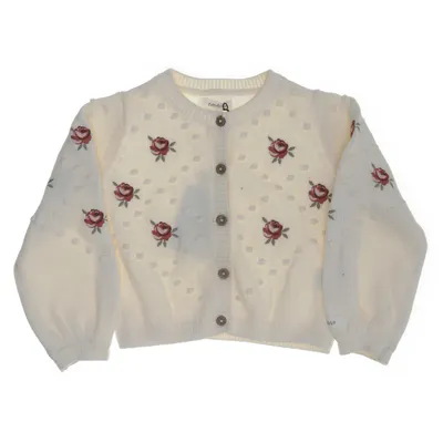 Cardigan (Wit, Meerkleurig) van Newbie by KappAhl Katoen