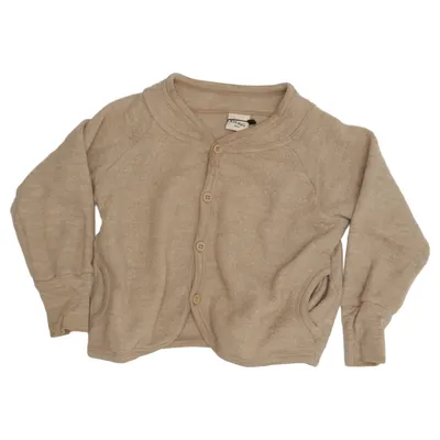 Cardigan (Beige) fra Kuling Merinould