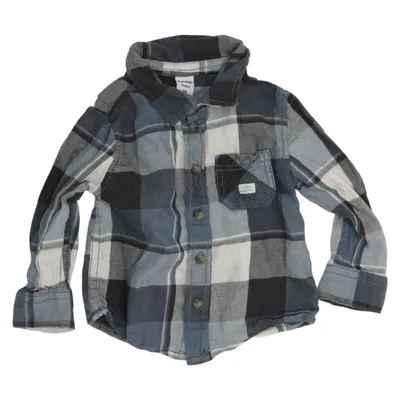 Flannel shirt (Blue, Gray, White) from Dopo Dopo Baby Cotton