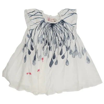 Dress (White, Blue, Red) from Catimini Cotton