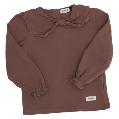 Bluse (Brun) fra Newbie by KappAhl Bomuld, Elastan