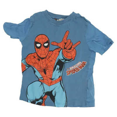 T-shirt (Blå, Flerfärgad) från H&M x Marvel Bomull