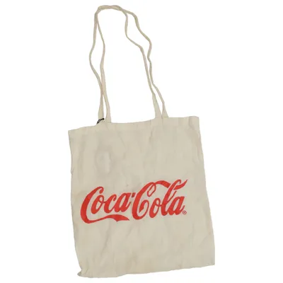 Sac en toile (Beige, Rouge) de Coca Cola Coton