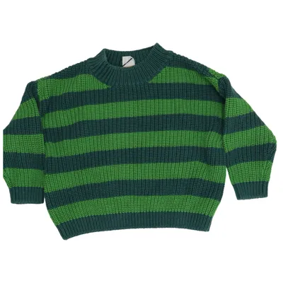 Sweater (Grøn, Blå) fra Hema Akryl, Økologisk bomuld