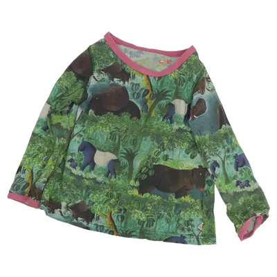 T-shirt à manches longues (Jungle) de Katvig Élasthane, Coton biologique