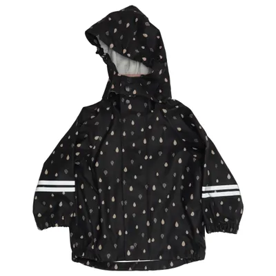 Regenjack (Zwart, Roze) van Kaxs by KappAhl Polyester, Polyurethaan
