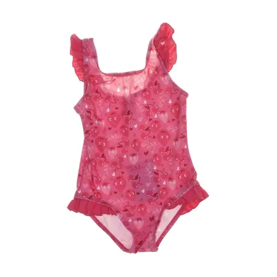 Baddräkt (Röd, Vit) från Topolino Elastan, Polyester