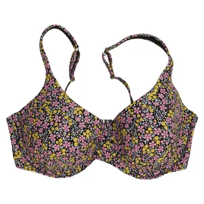 Bikini top (Black, Multicolored) from Abecita Elastane, Polyamide