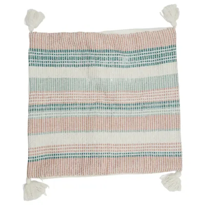 Kuddfodral (Vit, Grön, Röd) från Mio Bomull, Polyester