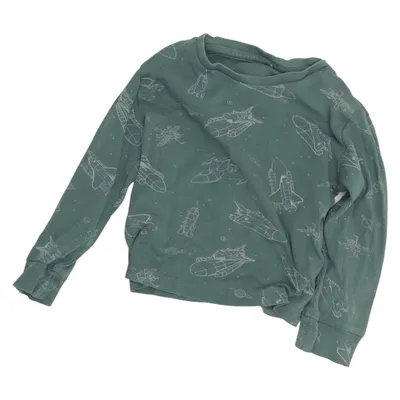 Lange mouwen shirt (Groen) van Åhléns Kids Katoen