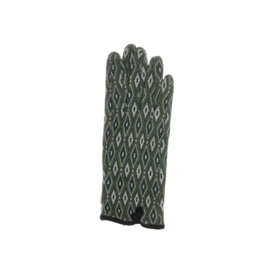 Handschoenen (Groen, Wit) van King Louie Acryl, Elastaan