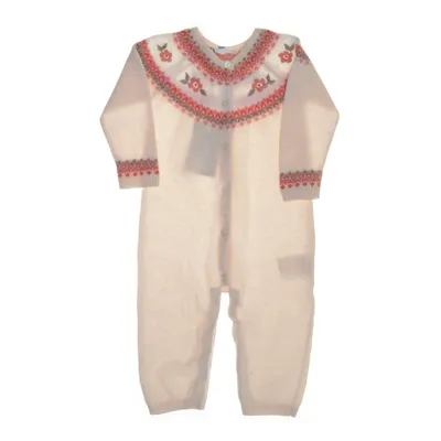 Rompers (Pink, Multicolored) from Fartine et Chocolat Cashmere, Polyamide, Wool