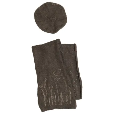 Accessoarset (Brun) från Noa Noa Polyamid, Ull