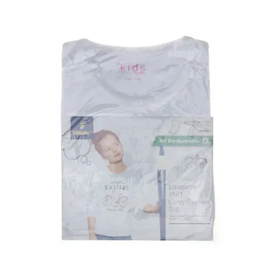 Långärmad t-shirt (Vit) från Kids by Tchibo Elastan, Ekologisk bomull