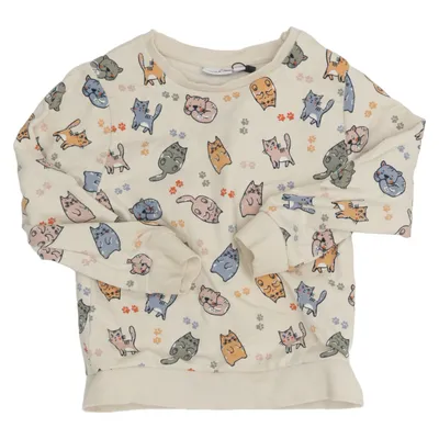 Sweatshirt (Beige, Multicolore) de Name It Élasthane, Coton biologique