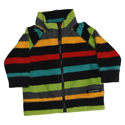 Fleecejacka (Svart, Flerfärgad) från Villervalla Polyester
