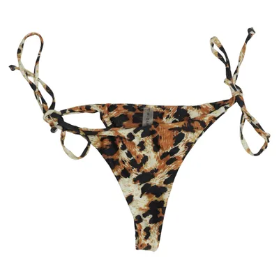 Bas de bikini (Marron, Noir, Beige) de Zaful Élasthane, Polyester