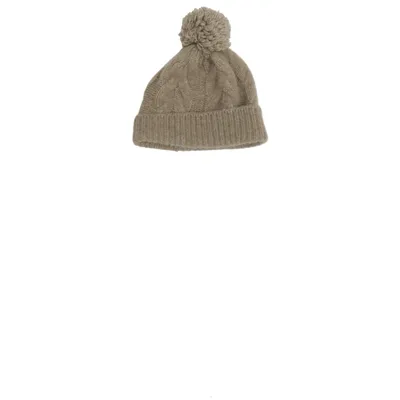 Bonnet à pompon (Marron) de Hemisphere Cachemire, Soie