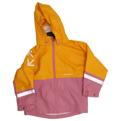 Regnjacka (Gul, Rosa) från Didriksons Polyester, Polyuretan