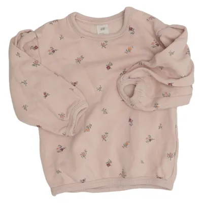 Sweatshirt (Roze, Meerkleurig) van H&M Katoen, Polyester