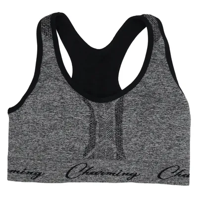 Sports bra (Gray, Black) from Ouno Elastane, Polyamide