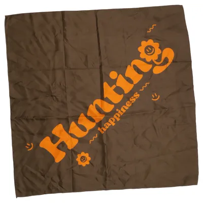 Zakdoek (Bruin, Oranje) van Sui Ava Zijde