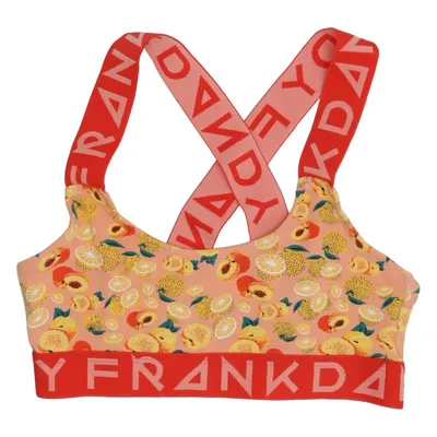 Sport-bh (Roze, Meerkleurig) van Frank Dandy Katoen, Elastaan