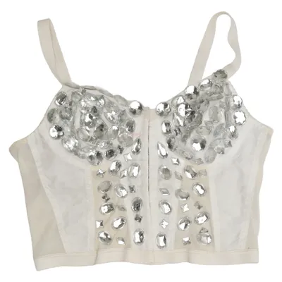 Bustier (Blanc) de Zucchero Élasthane, Polyamide
