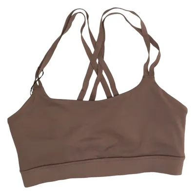 Sport-BH (Braun) von H&M Move Elasthan, Polyamid, Polyester