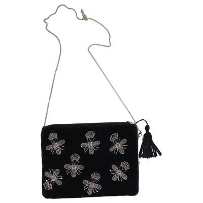 Sac à bandoulière (Bleu) de Promod Coton, Polyester