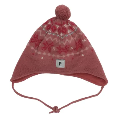Tophue (Pink) fra Polarn O. Pyret Merinould, Polyester