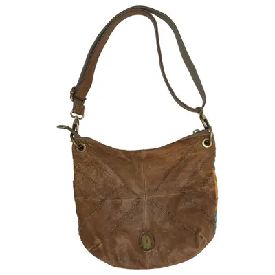 Shoulder-bag (Brown, Pink, Green) from Fossil