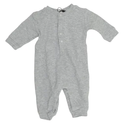 Strampler (Grau) von Feetje Elasthan, Bio-Baumwolle, Polyester