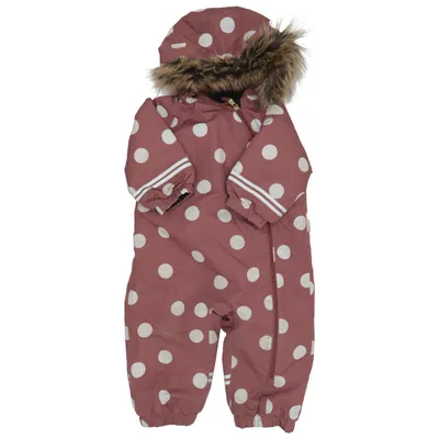 Outdoor overalls  (Pink, Hvid) fra Petite Chérie Polyester