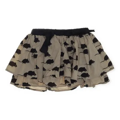 Nederdel (Beige, Sort, Flerfarvet) fra Mini Rodini Hamp, Økologisk bomuld, Genanvendt polyester