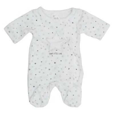 Rompers (White, Gray) from Baby Club by C&A Cotton, Polyester