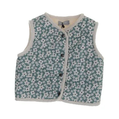 Outer vest (Green, Multicolored) from Bout'chou Cotton, Polyester