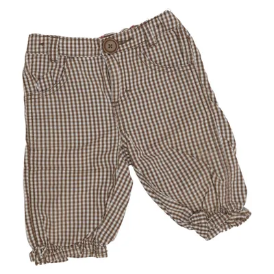 Trekvart bukser (Brun, Hvid) fra H&M